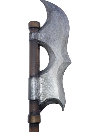 Trollfelsen LARP Hellebarde Elben Kopf